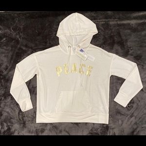 Womens X-Small Peace Hoodie NWT